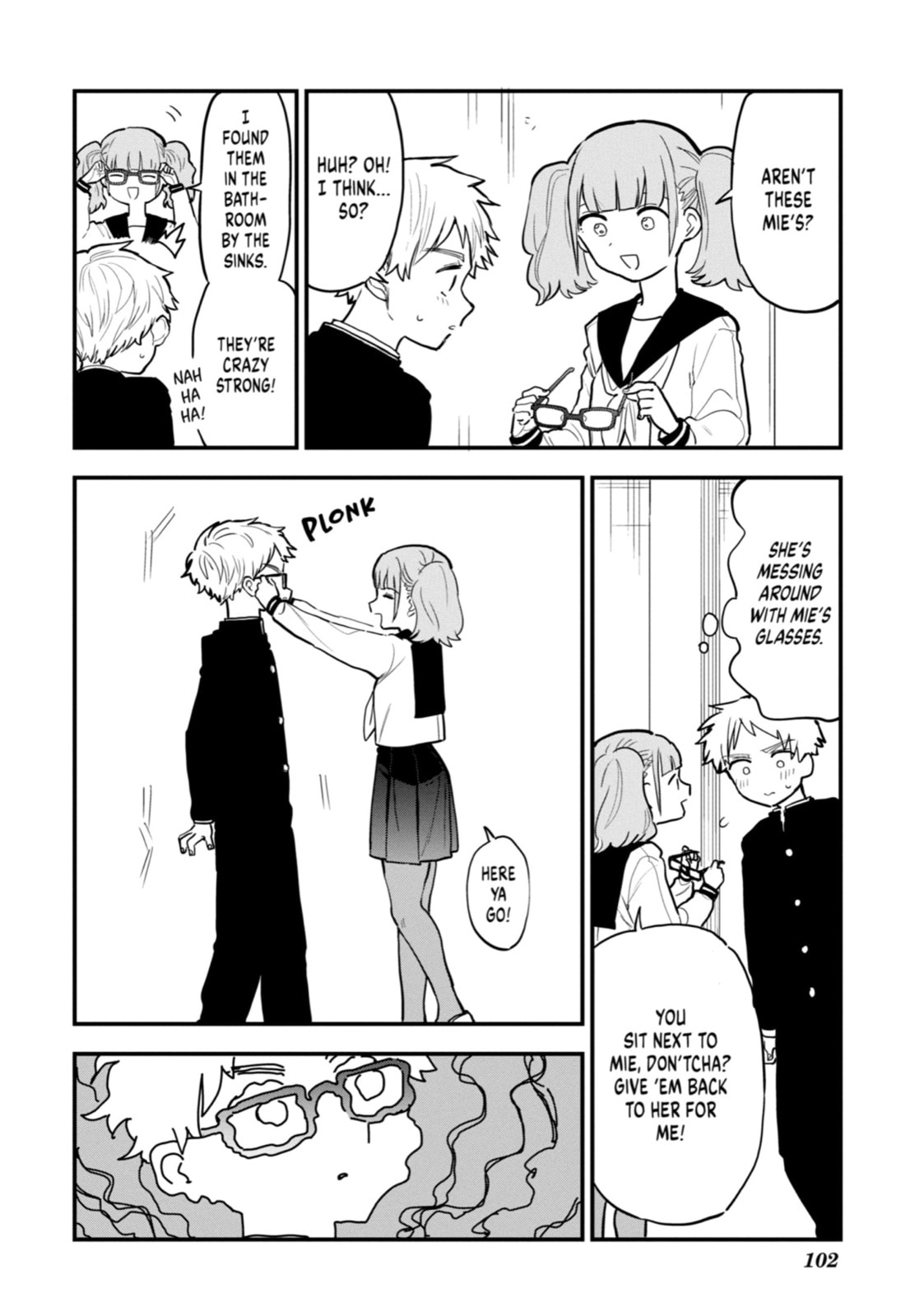 The Girl I Like Forgot Her Glasses