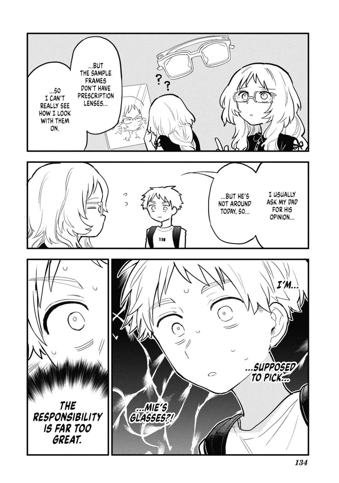 The Girl I Like Forgot Her Glasses