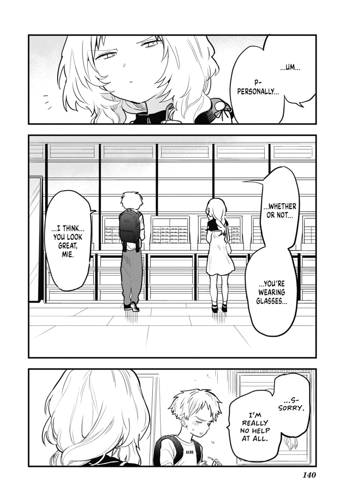 The Girl I Like Forgot Her Glasses