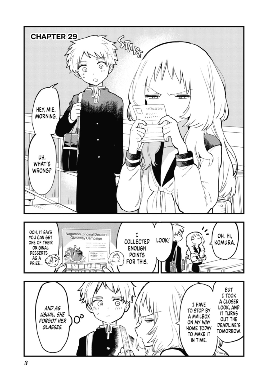 The Girl I Like Forgot Her Glasses