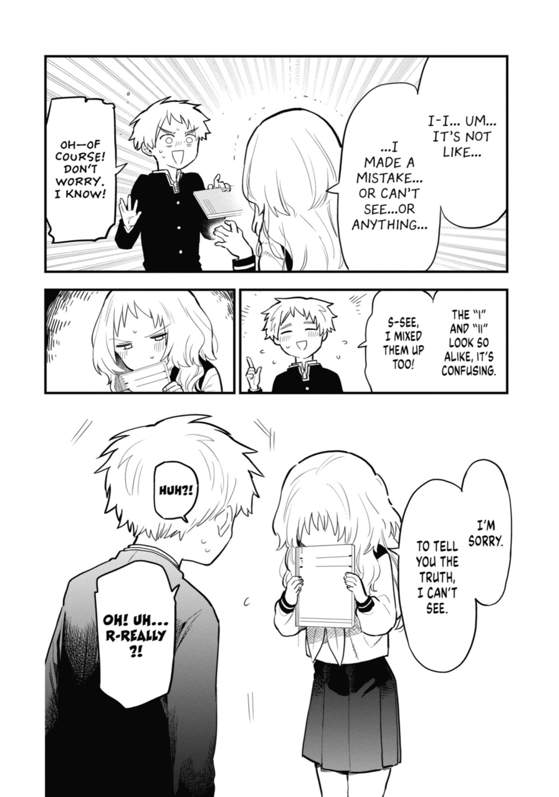 The Girl I Like Forgot Her Glasses