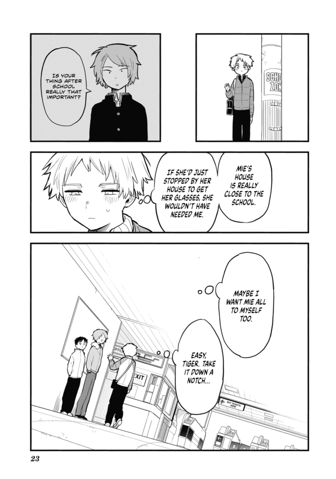 The Girl I Like Forgot Her Glasses