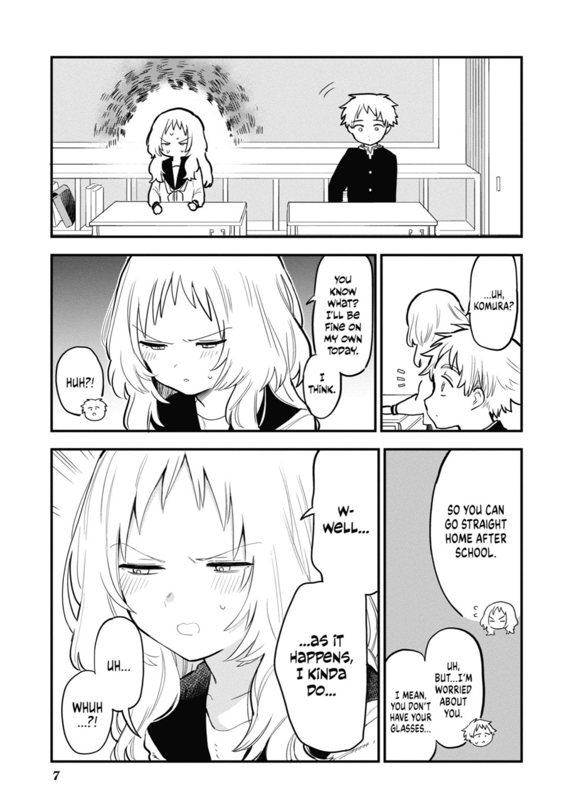 The Girl I Like Forgot Her Glasses