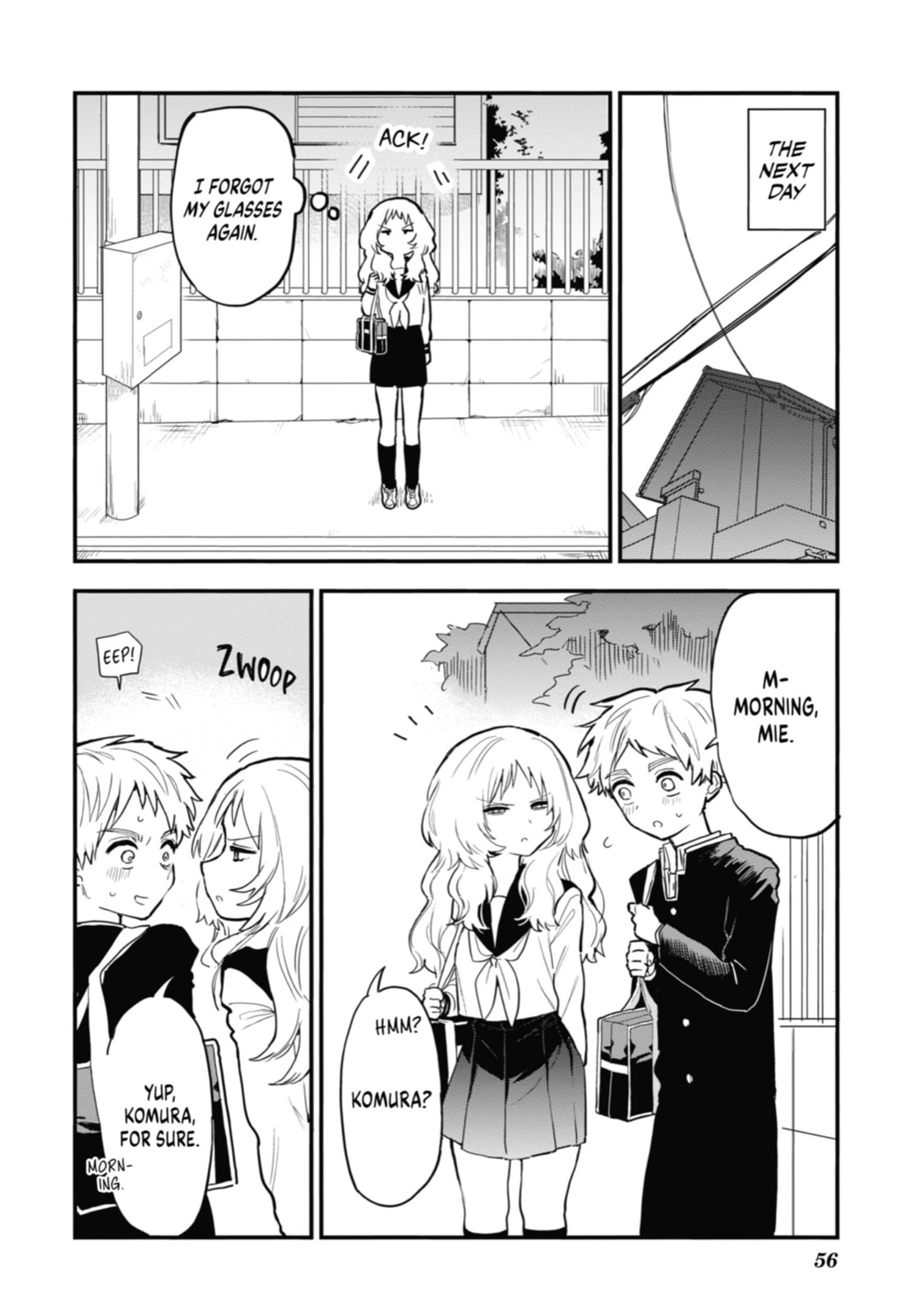 The Girl I Like Forgot Her Glasses