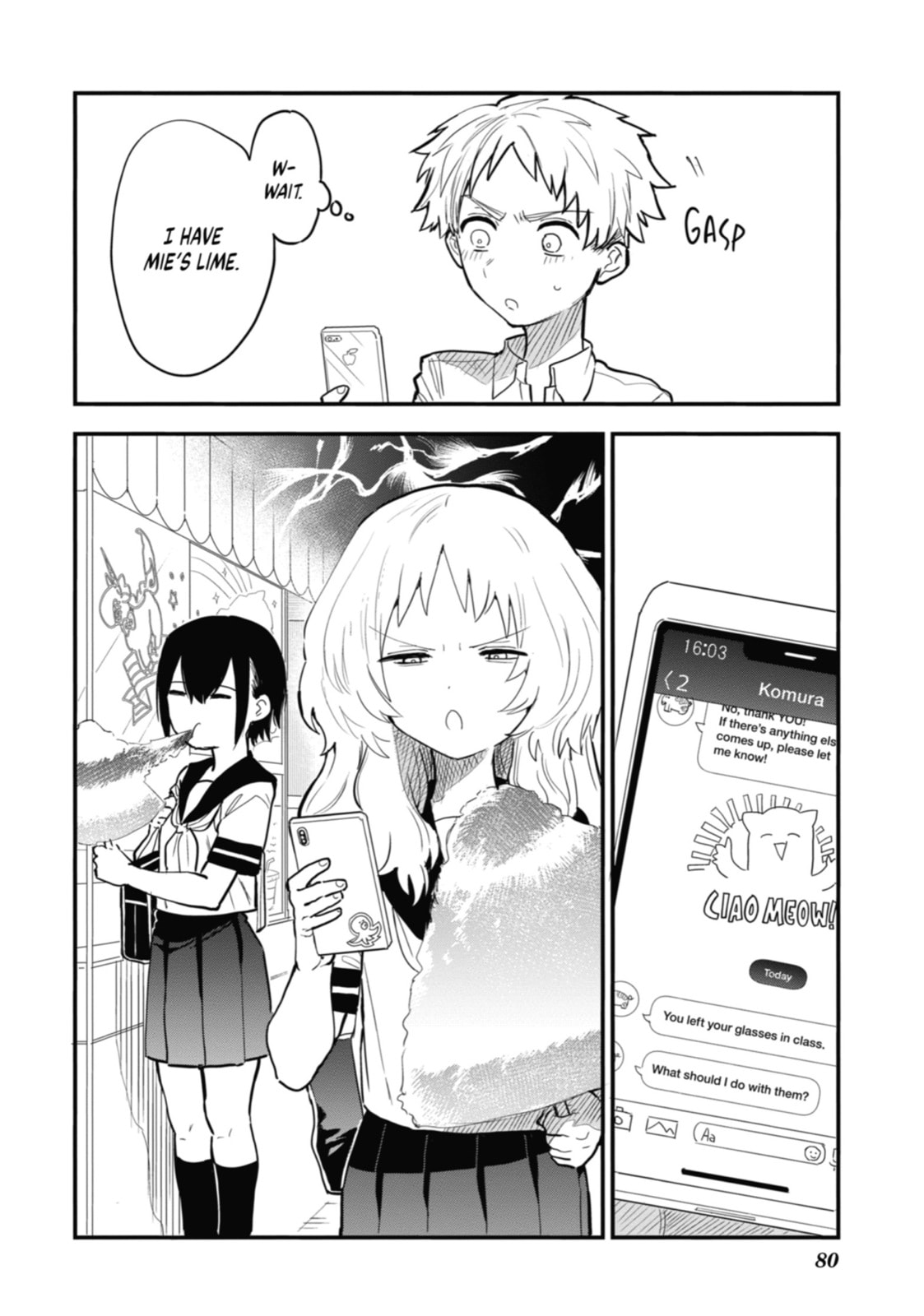 The Girl I Like Forgot Her Glasses