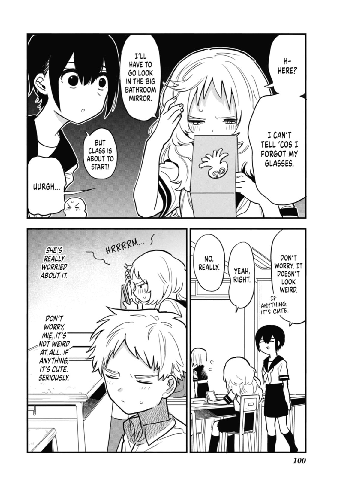 The Girl I Like Forgot Her Glasses