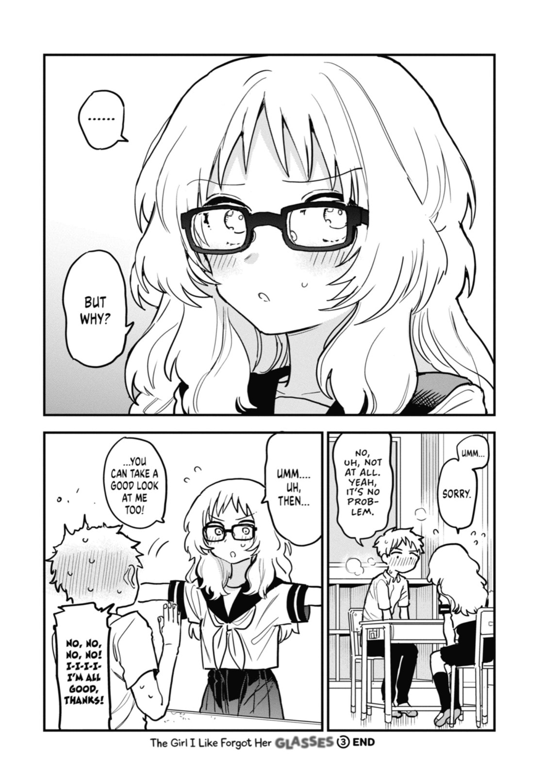 The Girl I Like Forgot Her Glasses