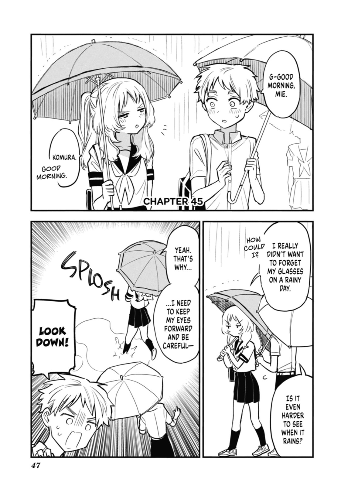 The Girl I Like Forgot Her Glasses