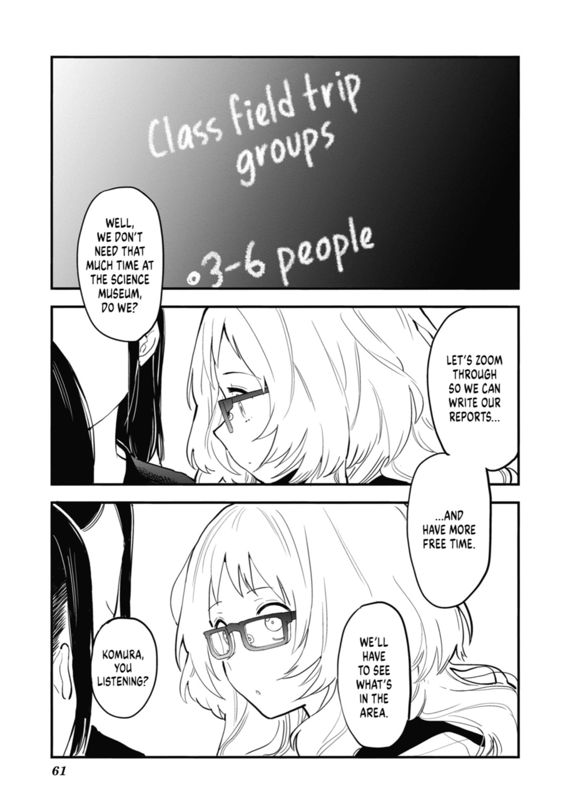 The Girl I Like Forgot Her Glasses