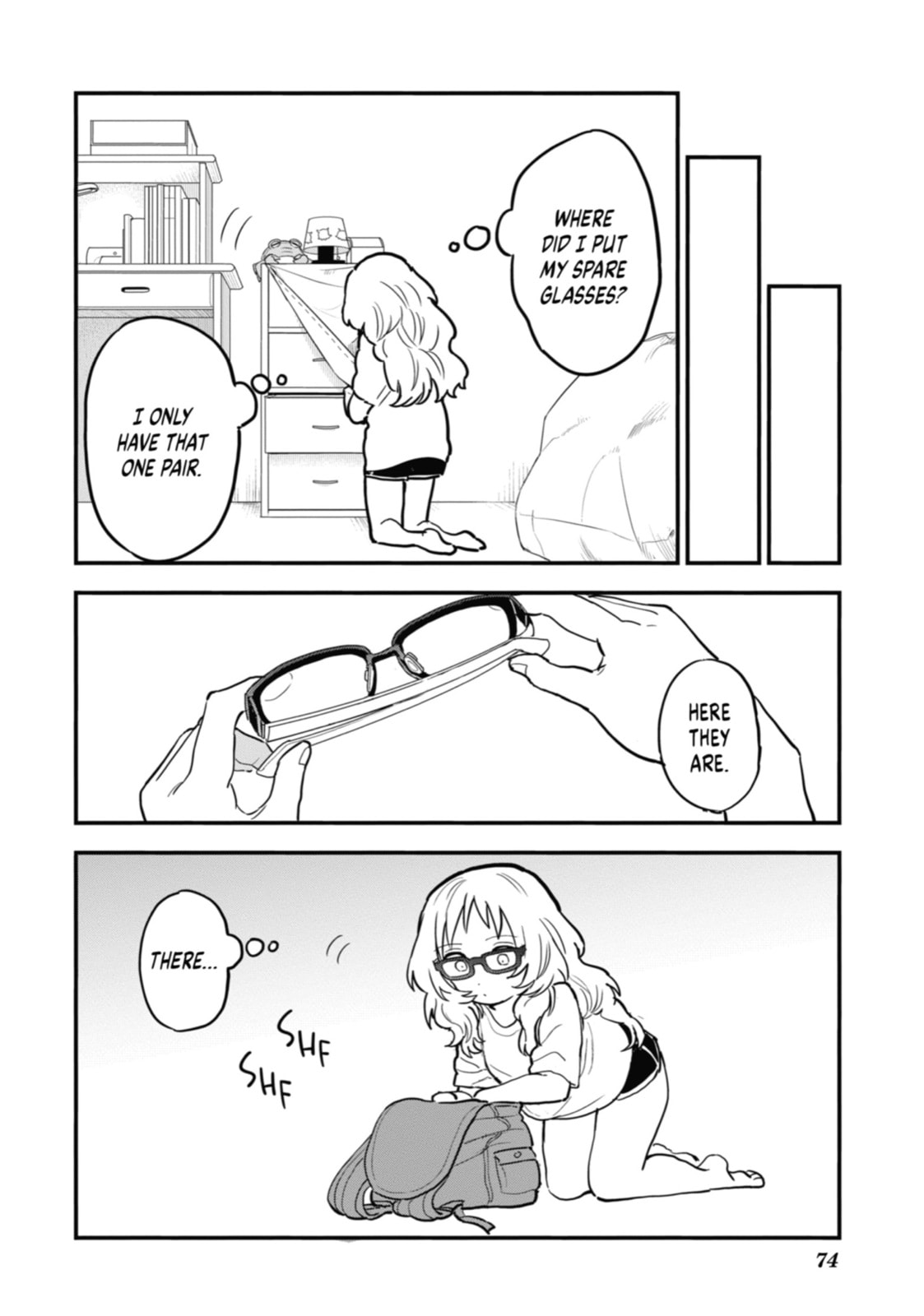 The Girl I Like Forgot Her Glasses