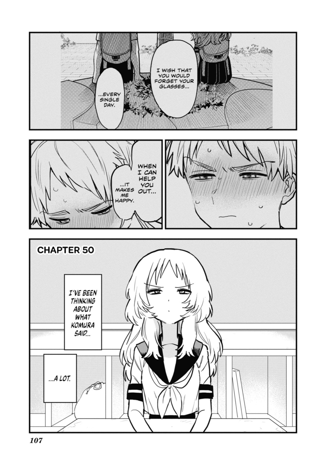 The Girl I Like Forgot Her Glasses