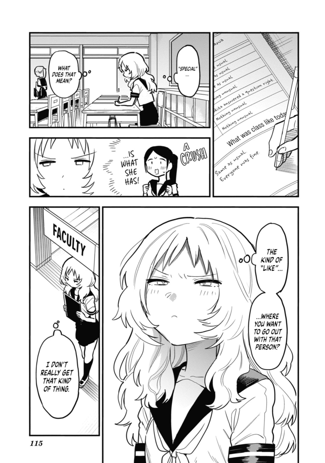 The Girl I Like Forgot Her Glasses