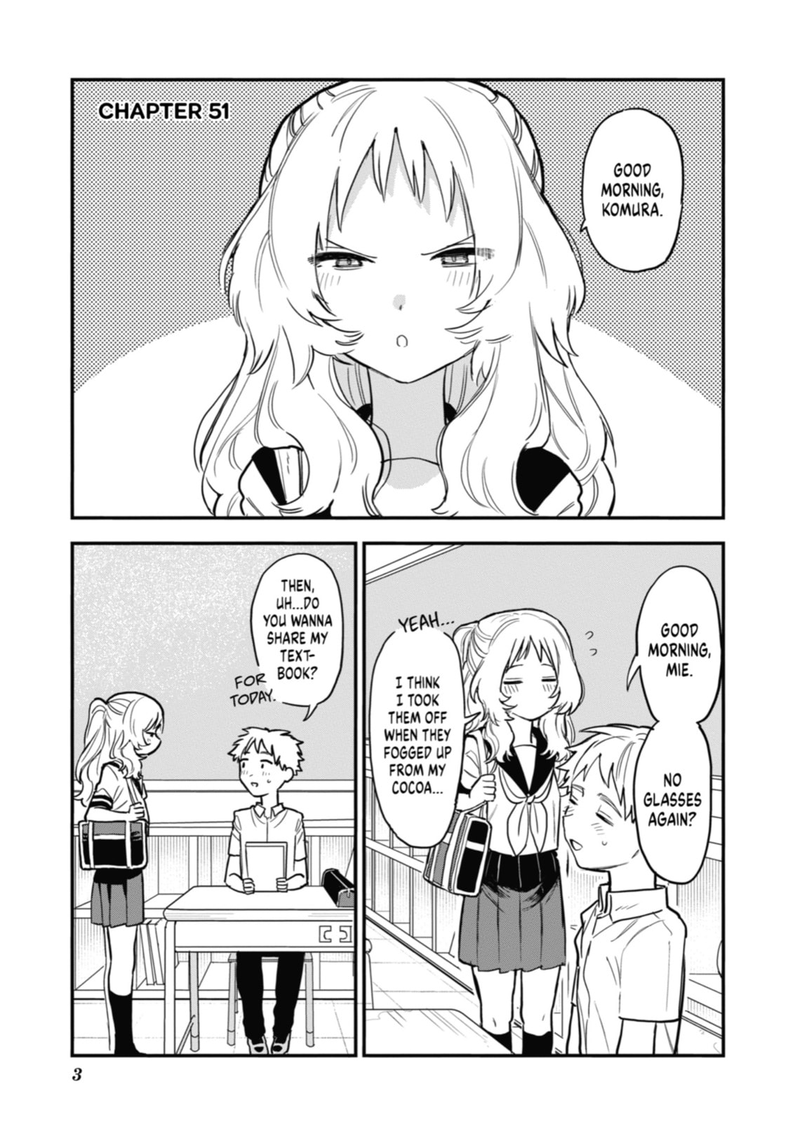 The Girl I Like Forgot Her Glasses