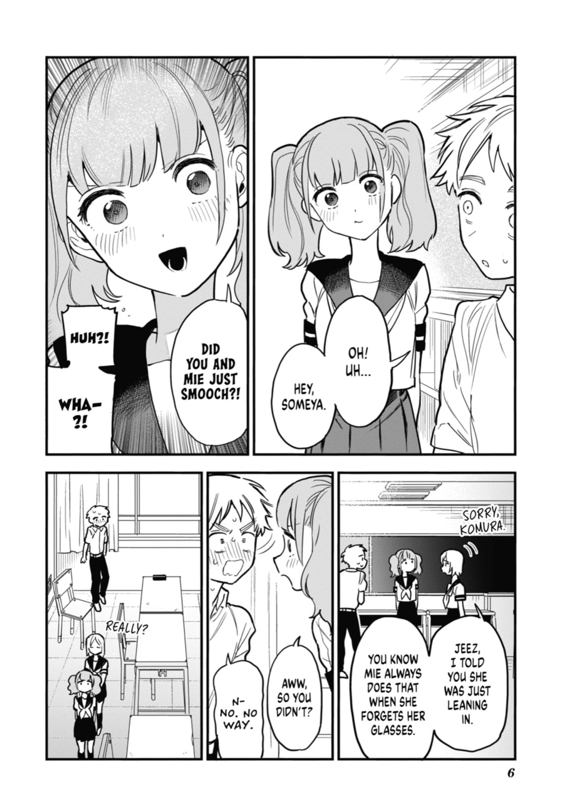 The Girl I Like Forgot Her Glasses