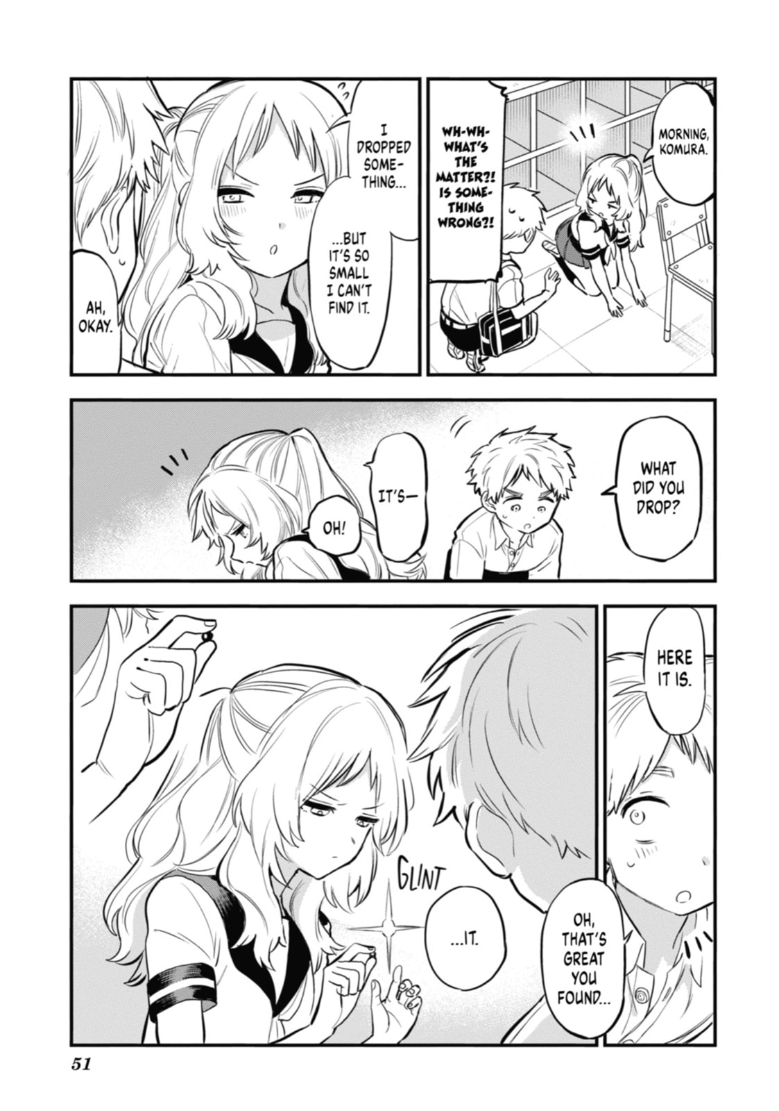 The Girl I Like Forgot Her Glasses