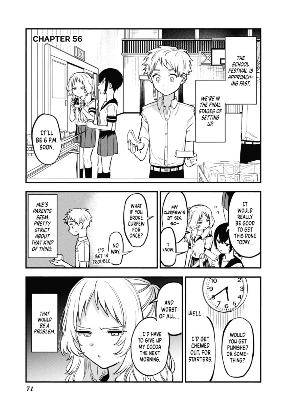 The Girl I Like Forgot Her Glasses