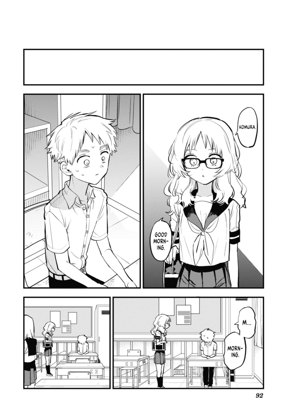 The Girl I Like Forgot Her Glasses