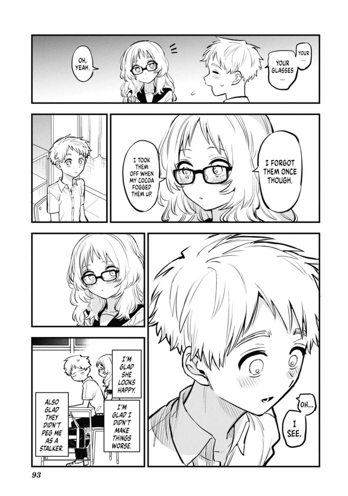 The Girl I Like Forgot Her Glasses