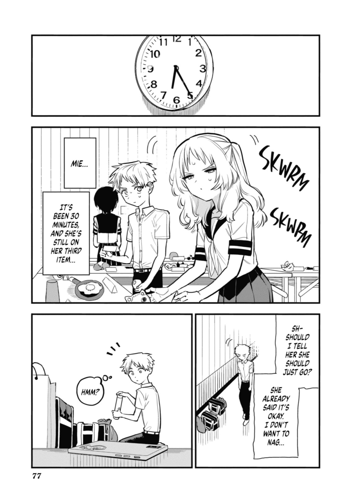 The Girl I Like Forgot Her Glasses