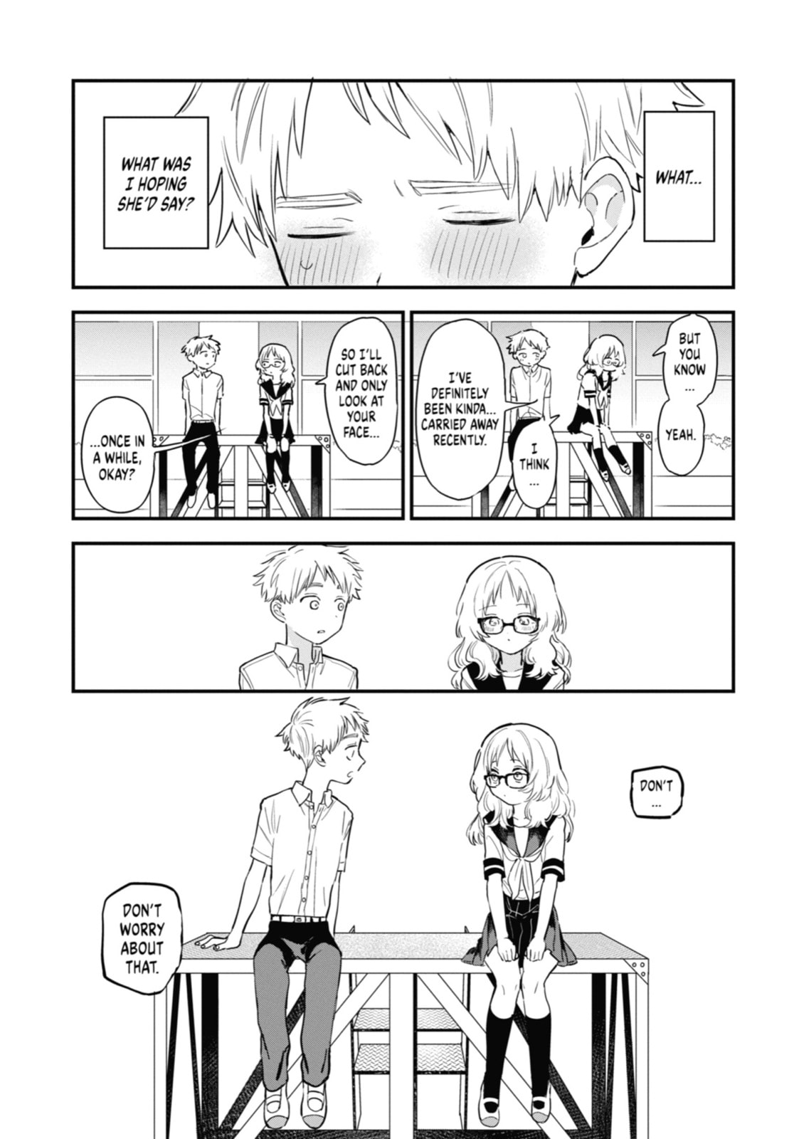 The Girl I Like Forgot Her Glasses