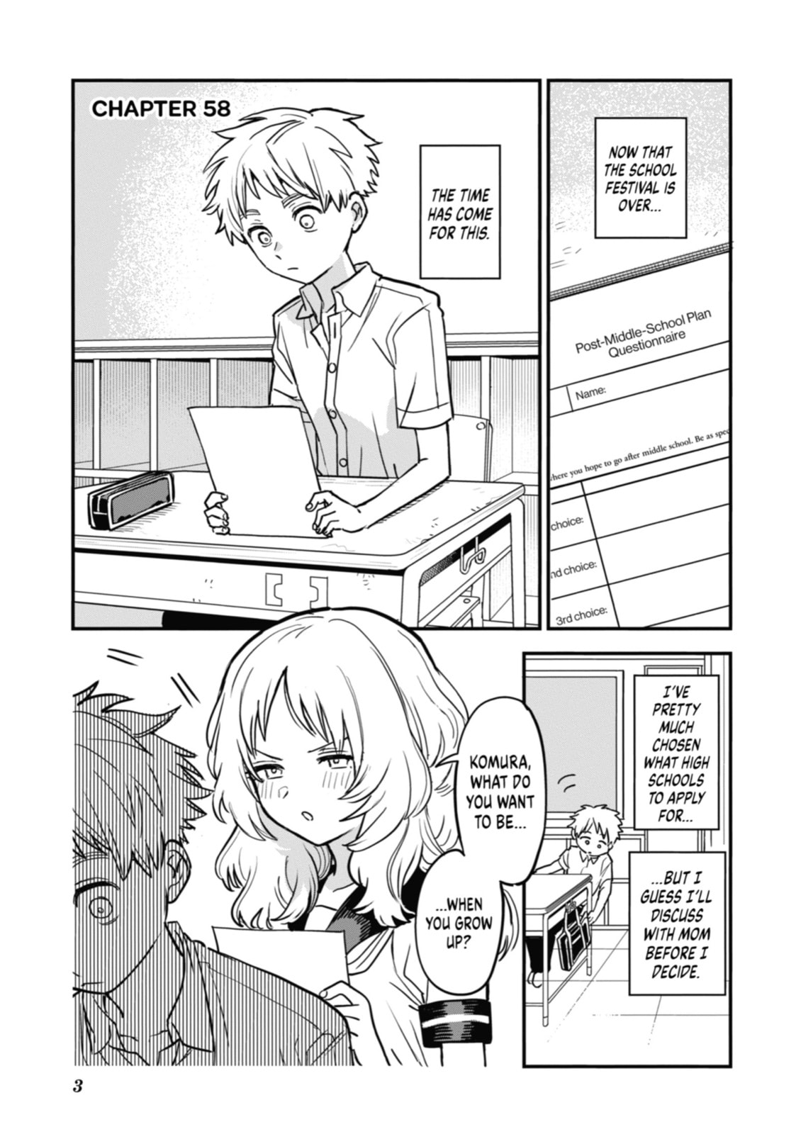 The Girl I Like Forgot Her Glasses