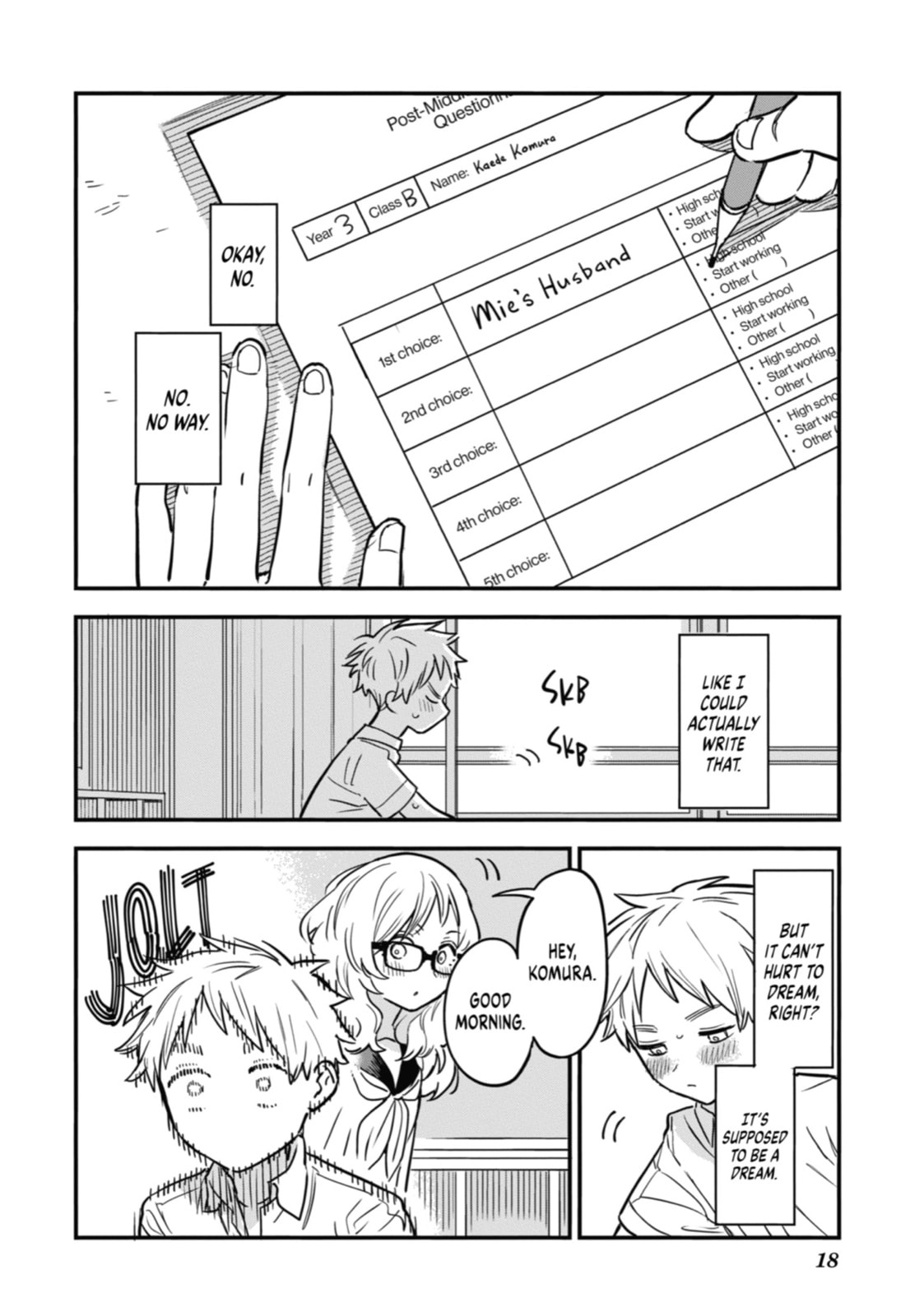 The Girl I Like Forgot Her Glasses