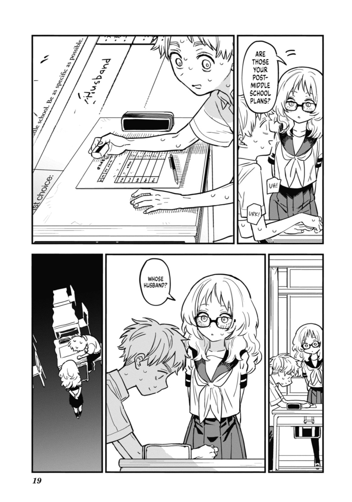 The Girl I Like Forgot Her Glasses