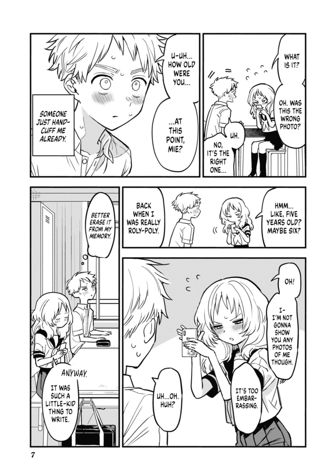 The Girl I Like Forgot Her Glasses