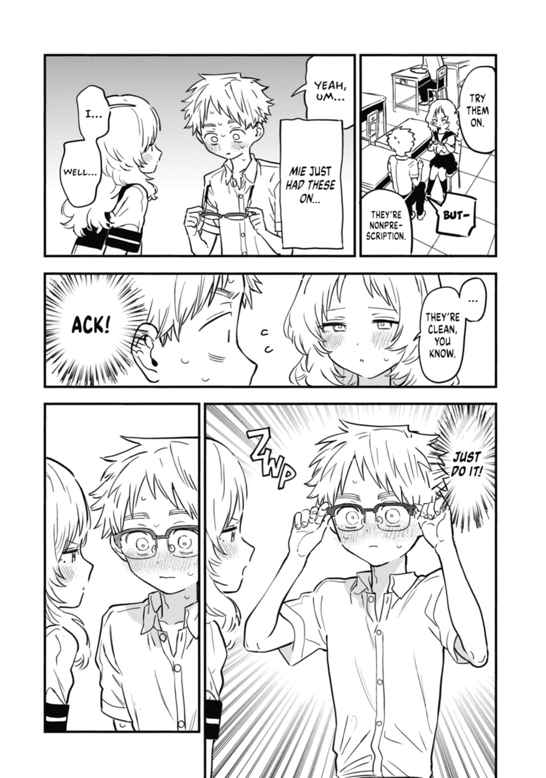 The Girl I Like Forgot Her Glasses