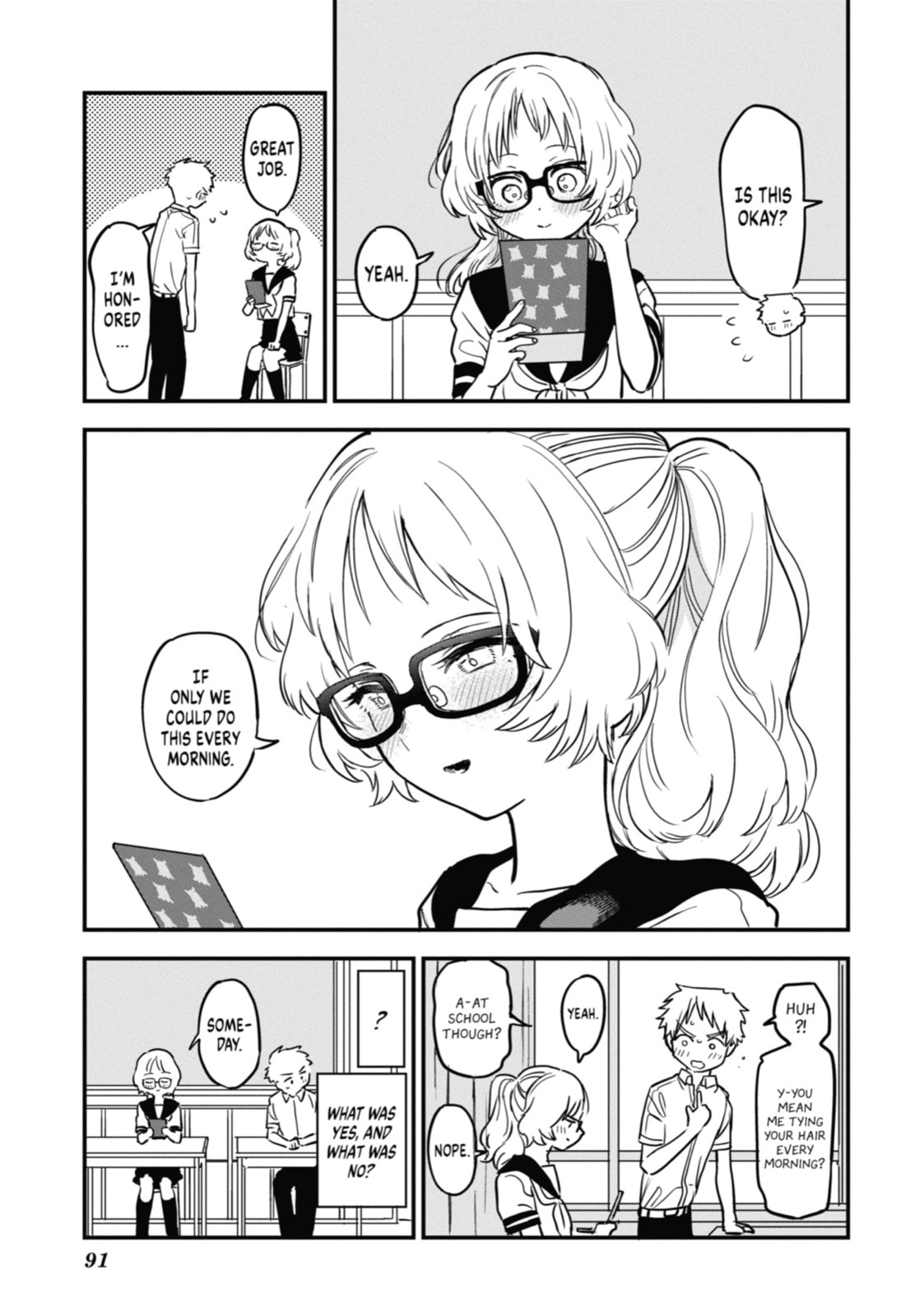 The Girl I Like Forgot Her Glasses