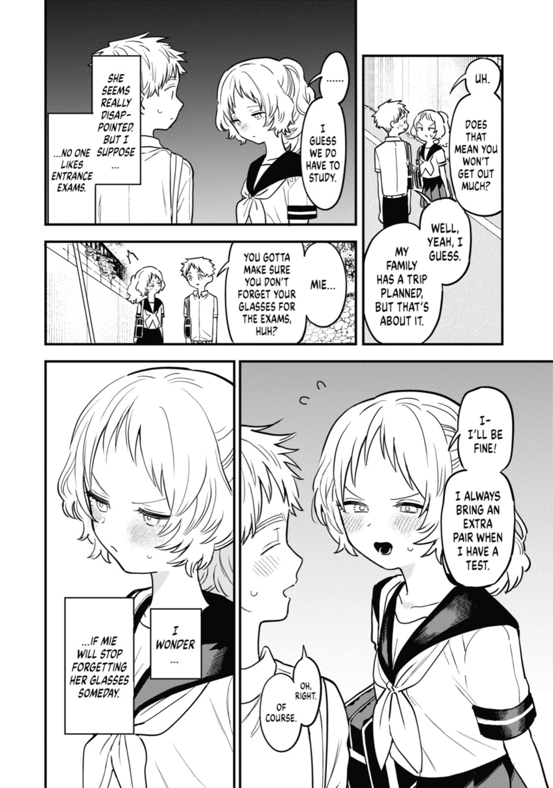 The Girl I Like Forgot Her Glasses