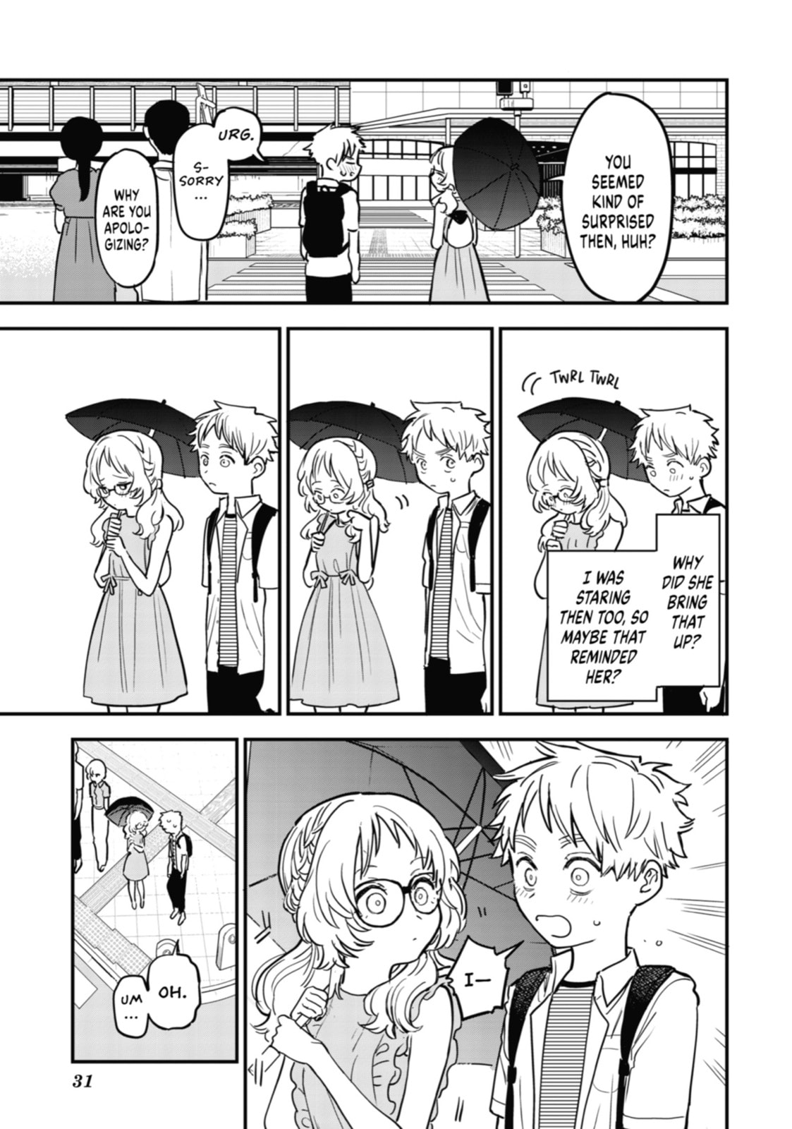 The Girl I Like Forgot Her Glasses