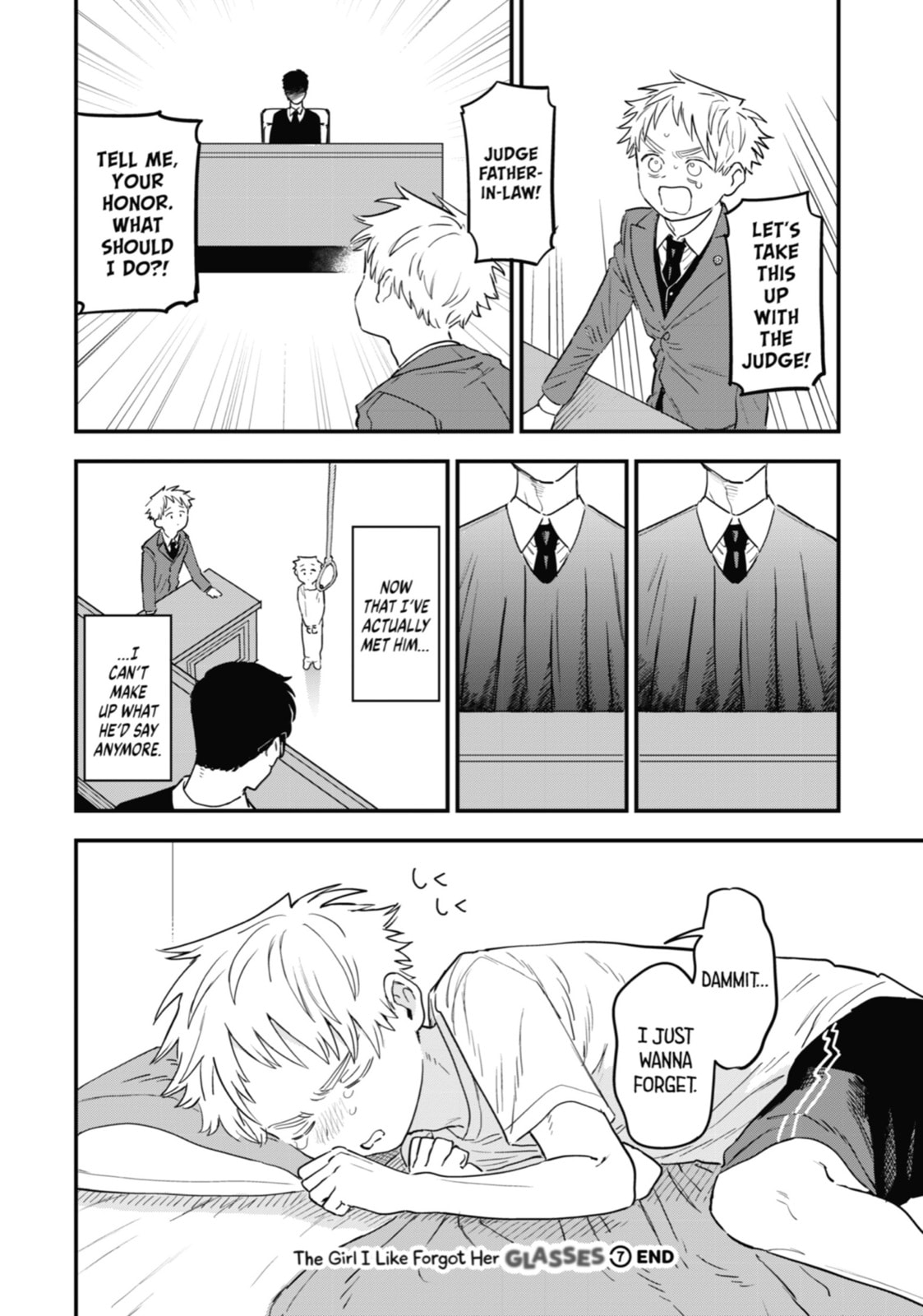 The Girl I Like Forgot Her Glasses