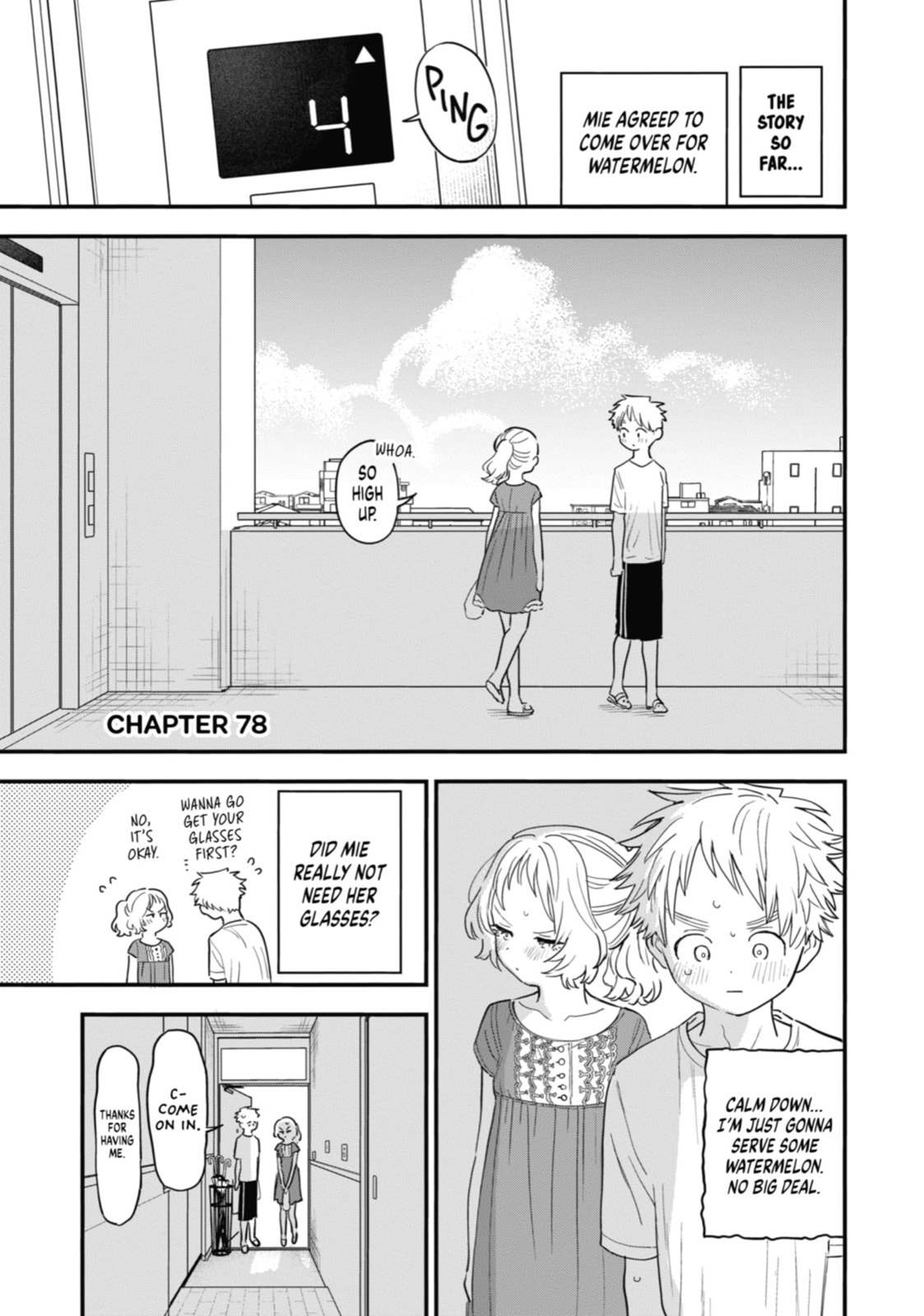 The Girl I Like Forgot Her Glasses