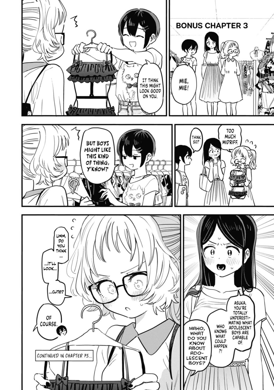 The Girl I Like Forgot Her Glasses