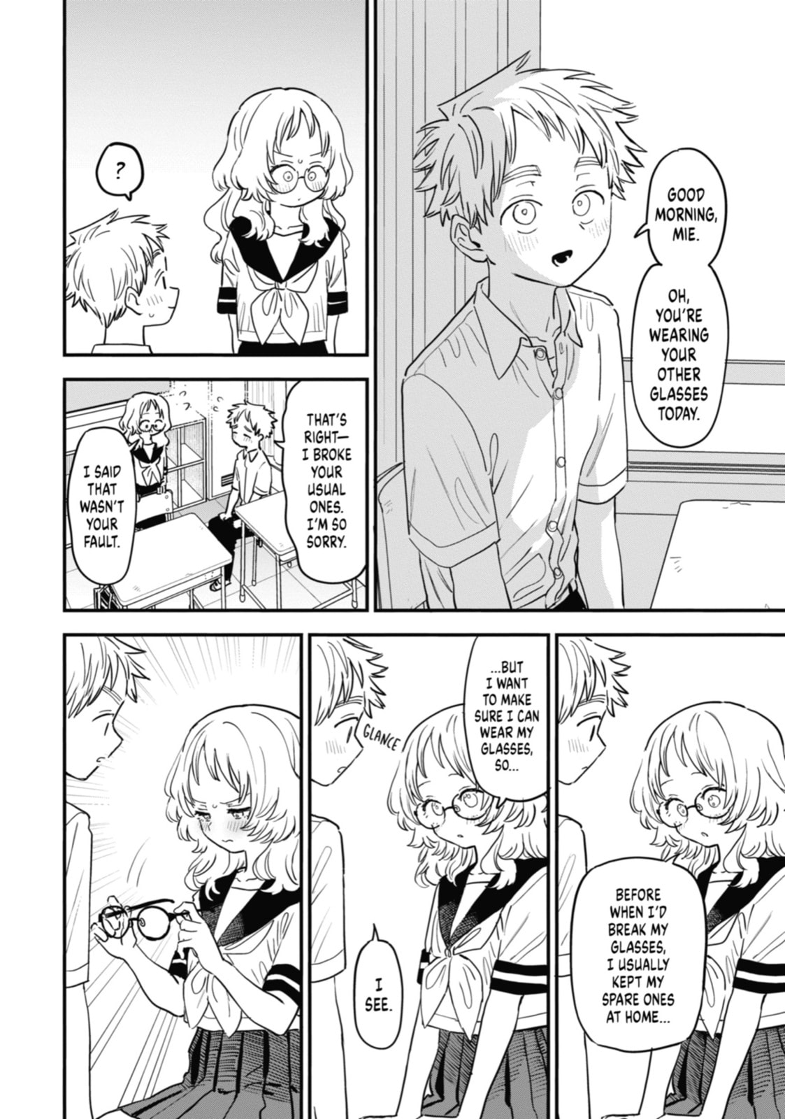 The Girl I Like Forgot Her Glasses