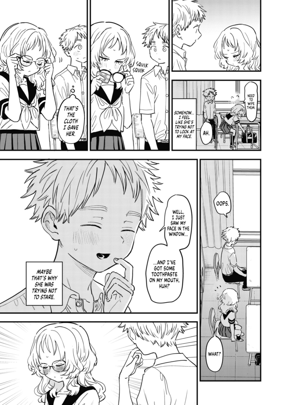 The Girl I Like Forgot Her Glasses