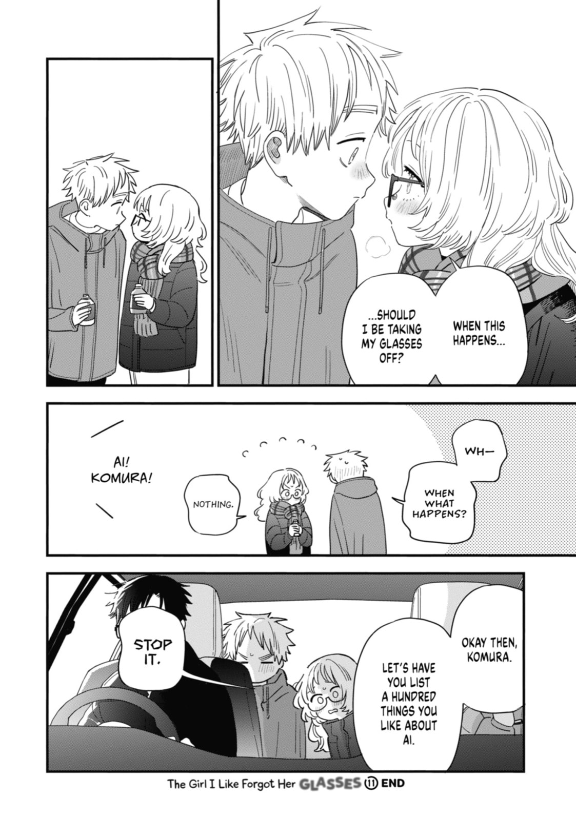 The Girl I Like Forgot Her Glasses