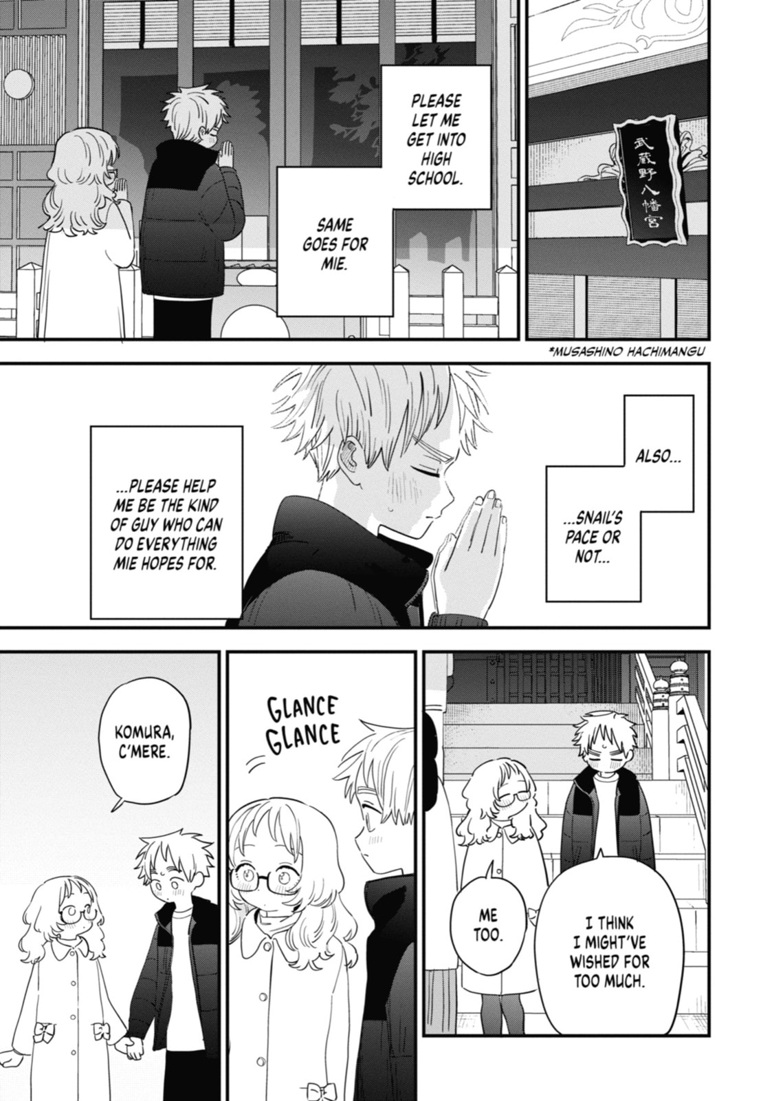 The Girl I Like Forgot Her Glasses