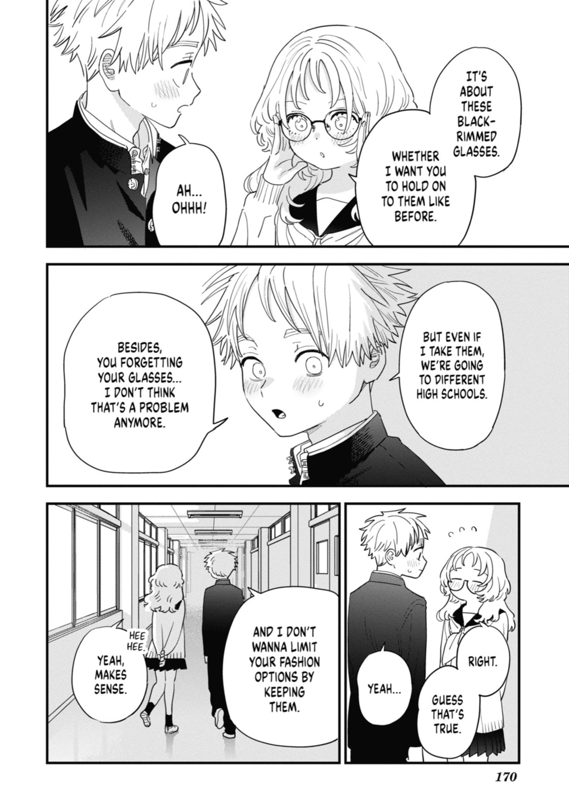 The Girl I Like Forgot Her Glasses