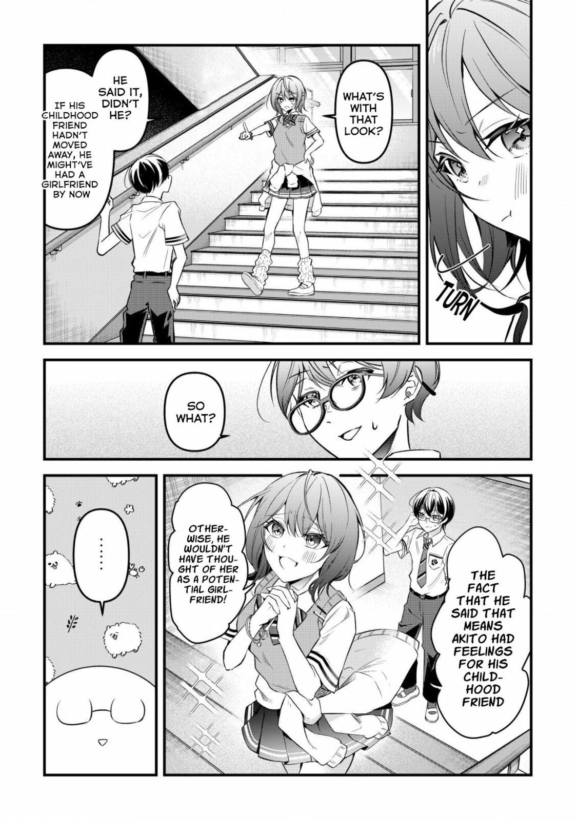 When I Murmured, 'I Want a Childhood Friend,' the Behavior of My Female Friend I Often Hang Out with Changed