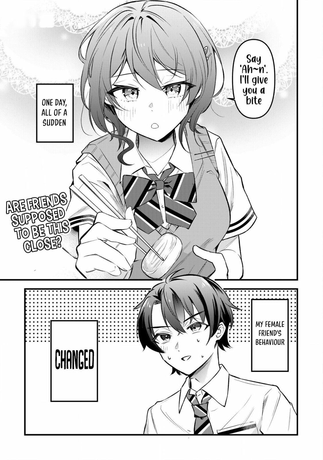 When I Murmured, 'I Want a Childhood Friend,' the Behavior of My Female Friend I Often Hang Out with Changed