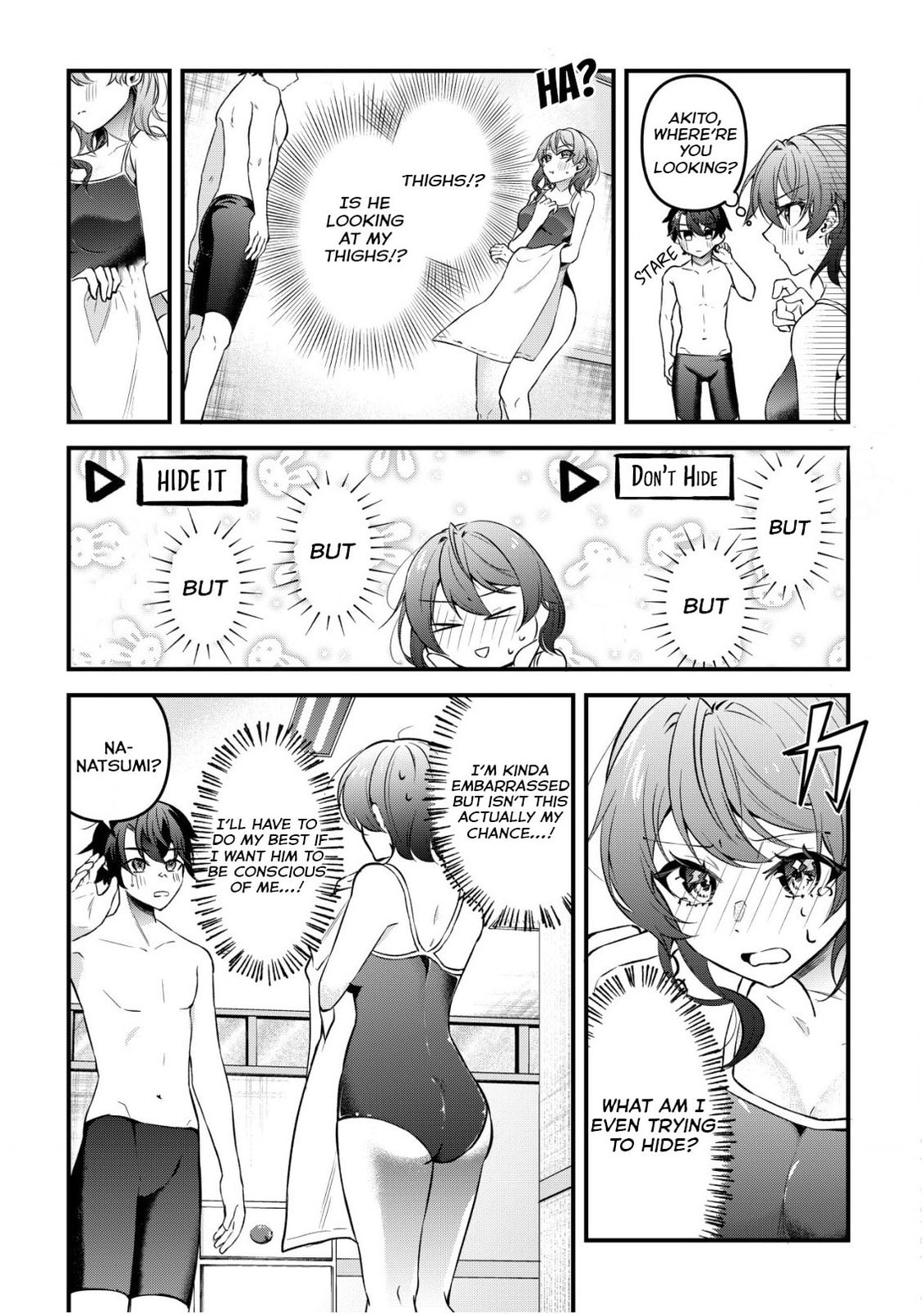 When I Murmured, 'I Want a Childhood Friend,' the Behavior of My Female Friend I Often Hang Out with Changed