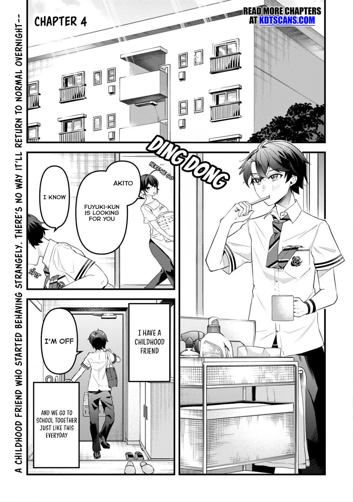 When I Murmured, 'I Want a Childhood Friend,' the Behavior of My Female Friend I Often Hang Out with Changed