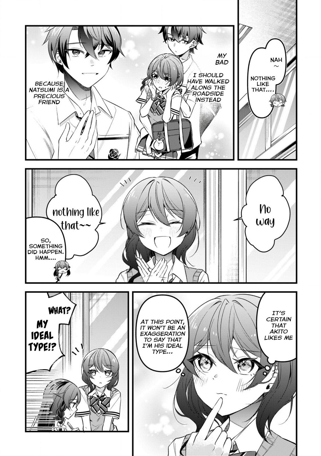 When I Murmured, 'I Want a Childhood Friend,' the Behavior of My Female Friend I Often Hang Out with Changed