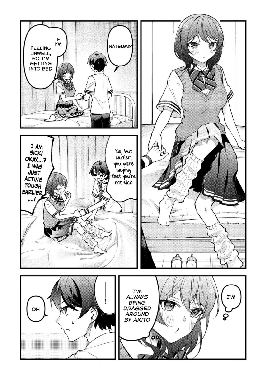 When I Murmured, 'I Want a Childhood Friend,' the Behavior of My Female Friend I Often Hang Out with Changed