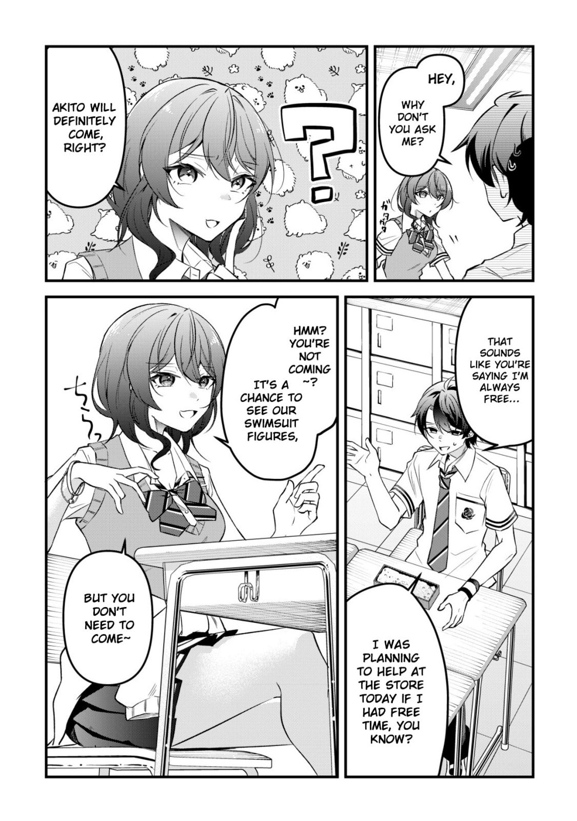 When I Murmured, 'I Want a Childhood Friend,' the Behavior of My Female Friend I Often Hang Out with Changed