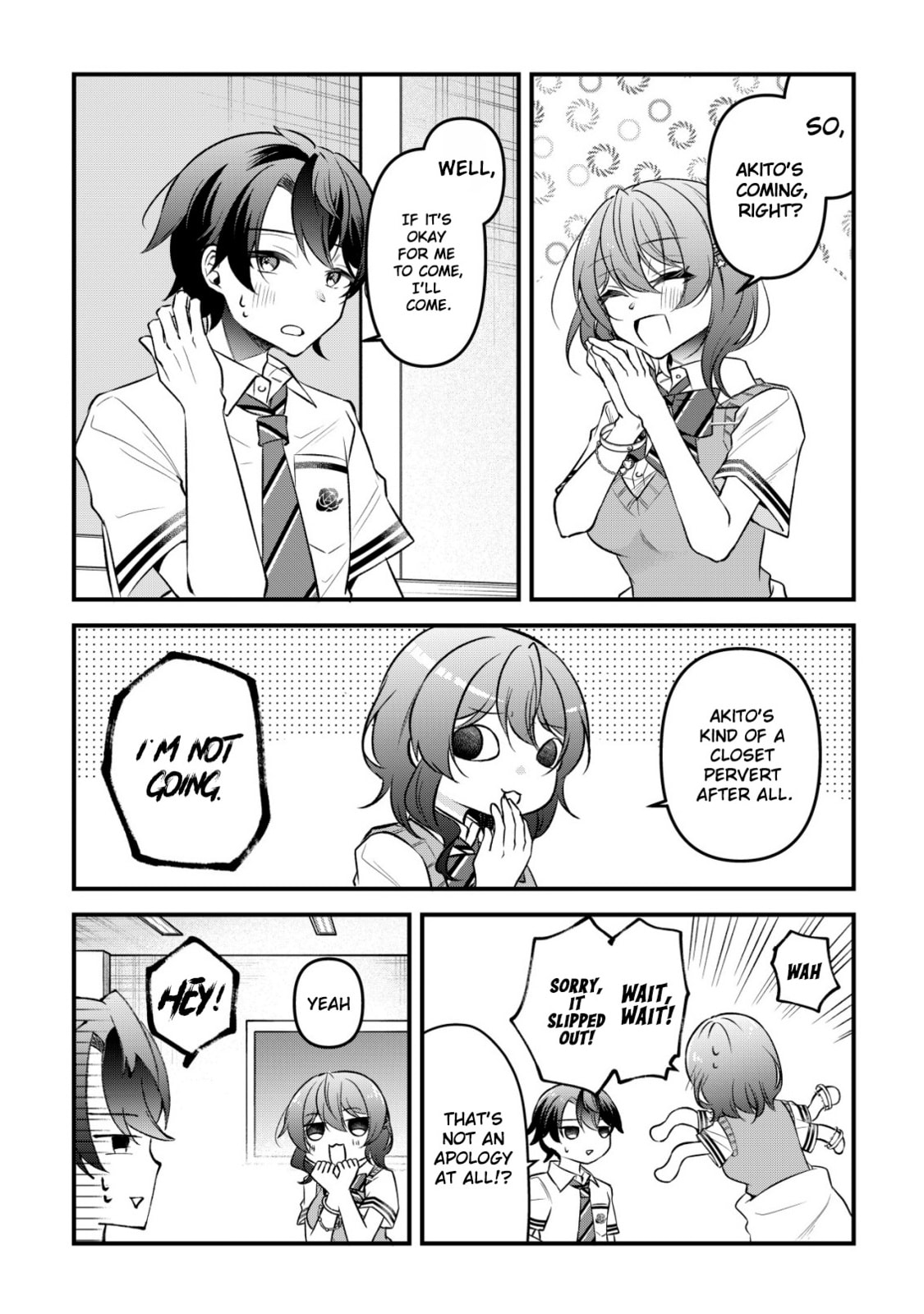 When I Murmured, 'I Want a Childhood Friend,' the Behavior of My Female Friend I Often Hang Out with Changed