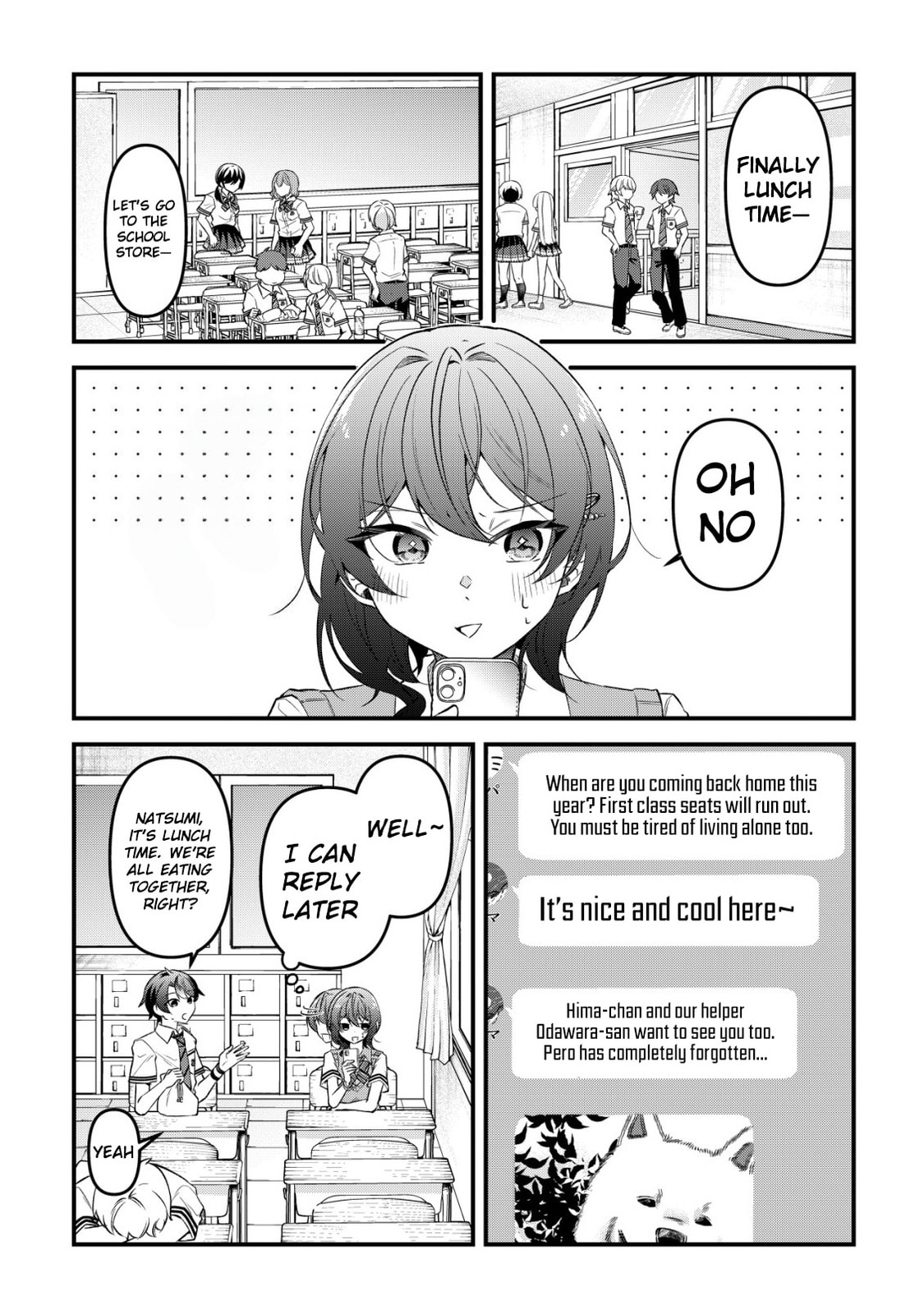 When I Murmured, 'I Want a Childhood Friend,' the Behavior of My Female Friend I Often Hang Out with Changed