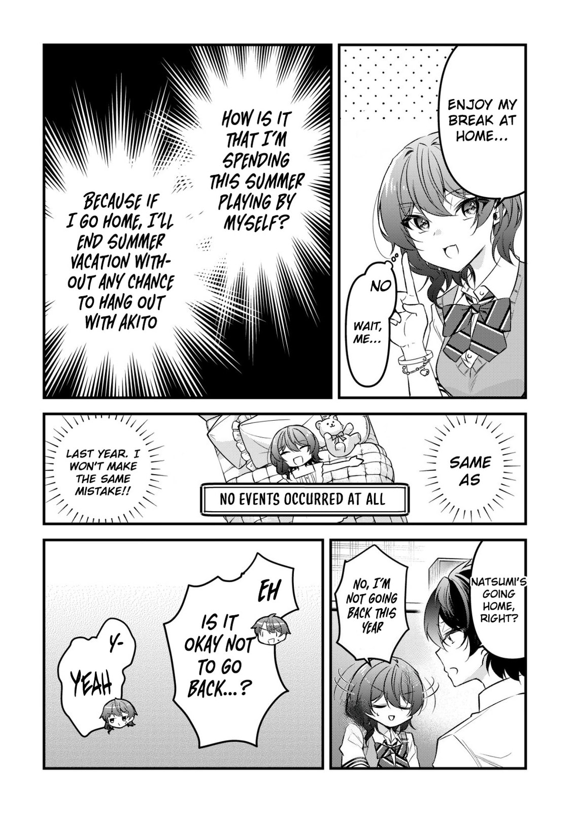 When I Murmured, 'I Want a Childhood Friend,' the Behavior of My Female Friend I Often Hang Out with Changed